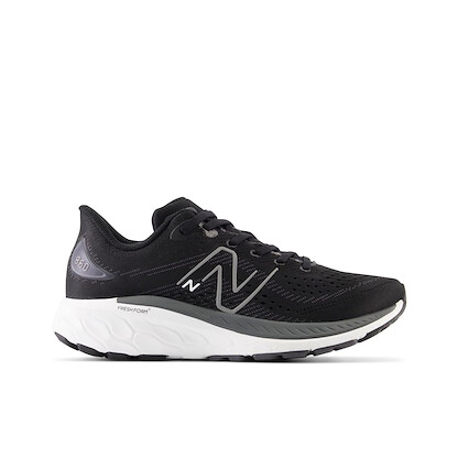 New Balance Unisex Big Kid's Fresh Foam X 860v13 Lace-up Running Shoe Black/White/Magnet - GP860K13