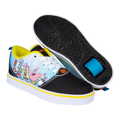 Heelys Boys' Pro 20 Spongebob Black/Yellow/Orange/Blue - HES10489H-BKYOGB