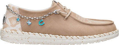 HEY DUDE Shoes Women's Wendy Houston Rodeo 3 Loafer Tan/White - 45747-25W