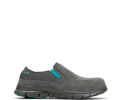HYTEST Women's Blake Steel Toe Slip On Grey - K17302