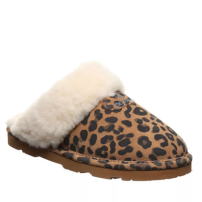 BEARPAW Women's Loki Exotic Slipper Tobacco Leopard - 2772W-258