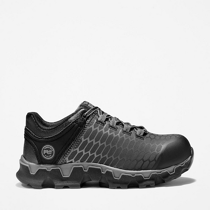 Timberland PRO Women's Powertrain Sport Alloy Toe Work Shoe Black/Grey - TB1A1JY4001