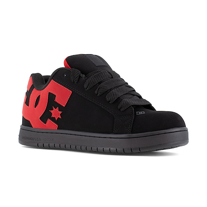 DC Work Crew Men’s Court Graffik Composite Toe EH Work Shoe Black/Red - DC60102