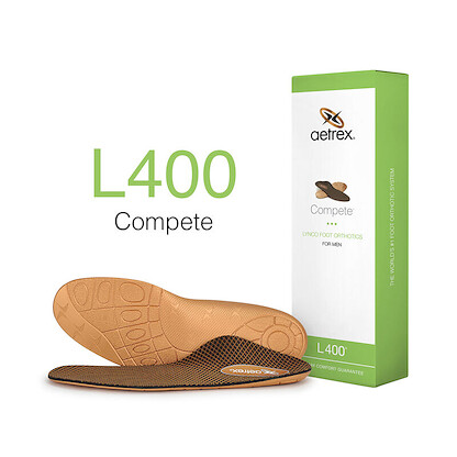 Aetrex Men's Compete Orthotics for Active Lifestyles (Lynco) - L400M