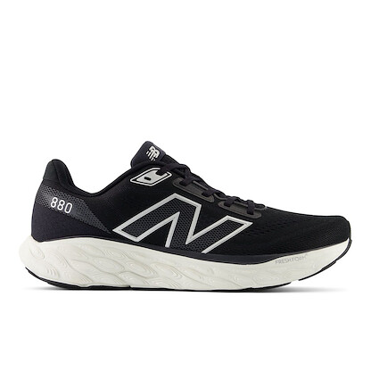 New Balance Men's Fresh Foam X 880 v14 Black/Sea Salt/Silver Metallic - M880B14