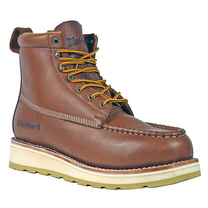 DieHard Footwear Men's 6" Malibu Composite Toe Work Boot Rust - DH60440