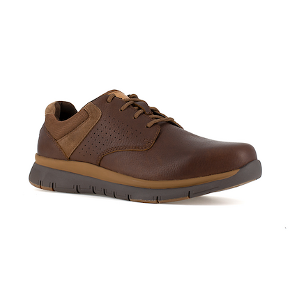 Rockport Works Men's Primetime Casuals ESD Work Shoe Brown - RK5700