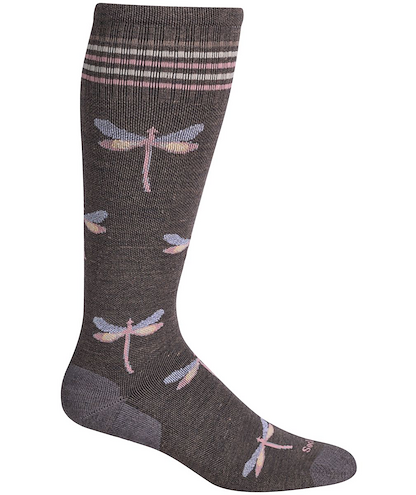 SOCK Dragonfly Mushr - Mushroom W Sparkle