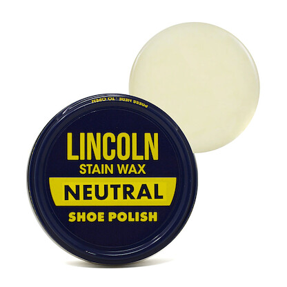 Lincoln Stain Wax Shoe Polish Neutral (2.125 oz) - LINCOLN-NEUTR-P