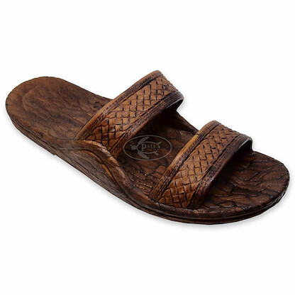Pali Hawaii Unisex Original Jandal Sandal Dark Brown - PH-0405-LTE BRN