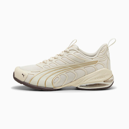 PUMA Women's Voltra Casual Shoe Warm White/Alpine Snow/Gold - 31259002