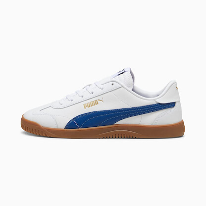 PUMA Men's Club 5V5 Casual Shoe Puma White/Clyde Royal/Puma Gold - 38940613