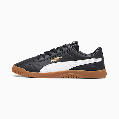 PUMA Men's Club 5V5 Casual Shoe Puma Black/Puma White/Puma Gold - 38940605