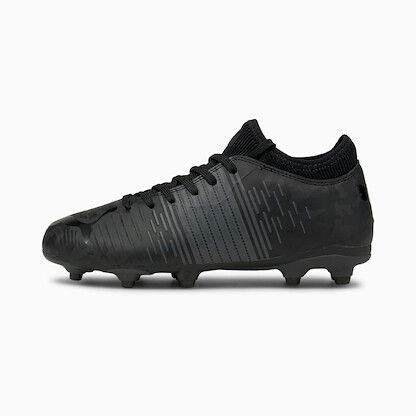 PUMA Unisex Kids' Future Z 4.1 Jr Firm Ground/Artificial Ground Soccer Shoe Black/Asphalt - 10640002