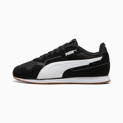 PUMA Men's Softride ST Miler Casual Shoe White/Black/Gum - 40266701