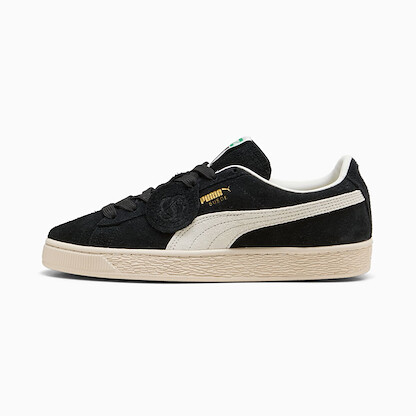 PUMA Men's Suede Charles F. Stead Casual Shoe Black/White - 40370001