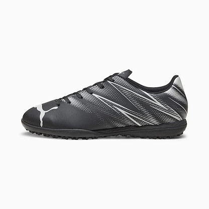 PUMA Men's Attacanto Turf Soccer Cleats Puma Black/Silver Mist - 10747801