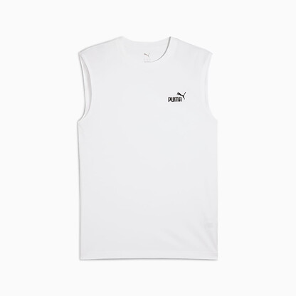 PUMA Men's Essentials Sleeveless T-Shirt Medium Puma White - 68801402