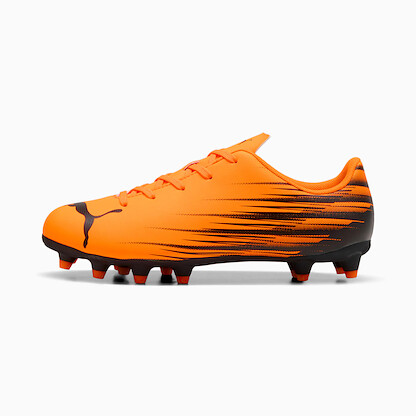 PUMA Unisex Kids' ATTACANTO II Firm Soccer Cleats Heat Fire/Black - 10849604