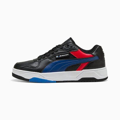 PUMA Unisex Big Kid's BMW M Motorsport RBD Break Low Sneaker Black/Pro Blue - 30906201