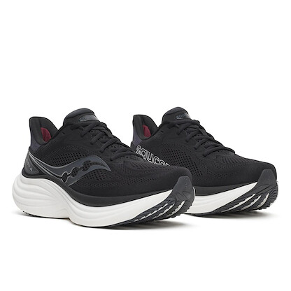 Saucony Men's Triumph 24 Wide Black/Silver Running Shoe - S101894-1002