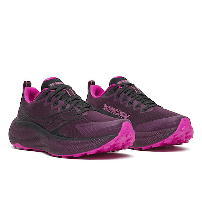 Saucony Women's Ride TR3 Eggplant/Black Running Shoe - S101082-1006