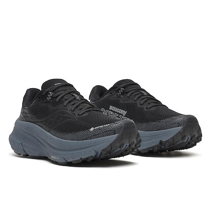 Saucony Women's Guide TR GTX Black/Gunmetal Running Shoe - S101840-1003