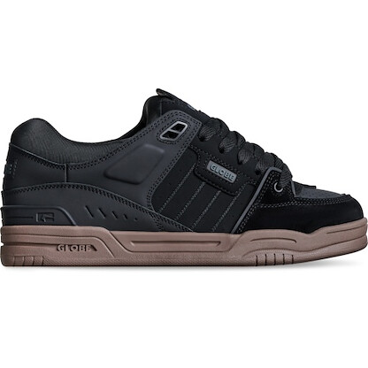 Globe Men's Fusion Skate Shoe Black/Tobacco Gum - GBFUS-10184