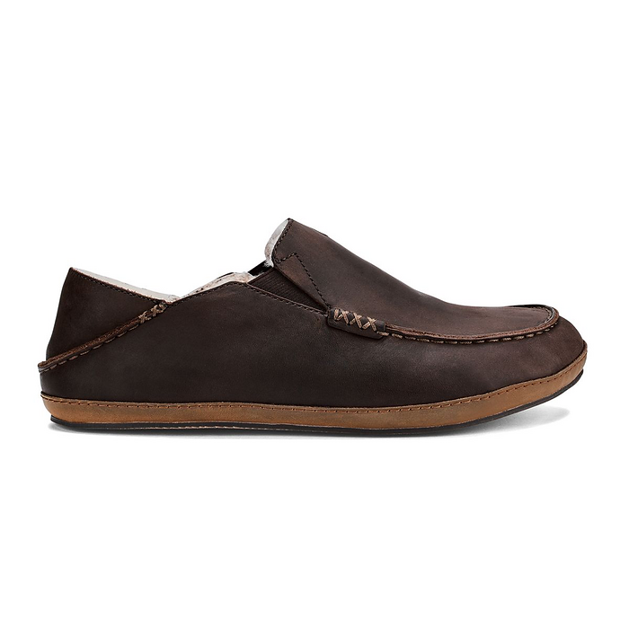 OluKai Men's Moloa Slipper Toffee/Dark Wood - 10252-3363
