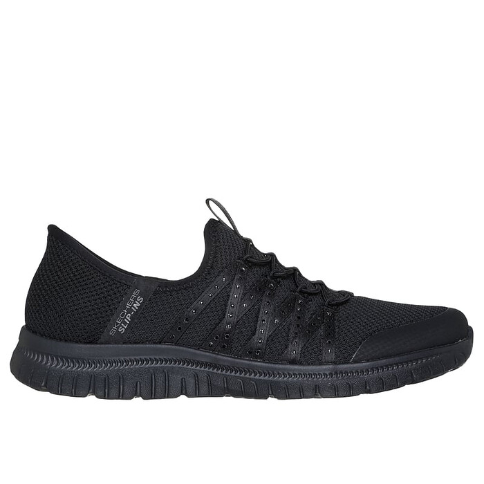 Skechers Women's Slip-Ins: Virtue - Stunner Slip-In Shoe Black - 104732-BBK