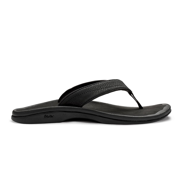 OluKai Women's Ohana Flip Black/Black - 20110-4040