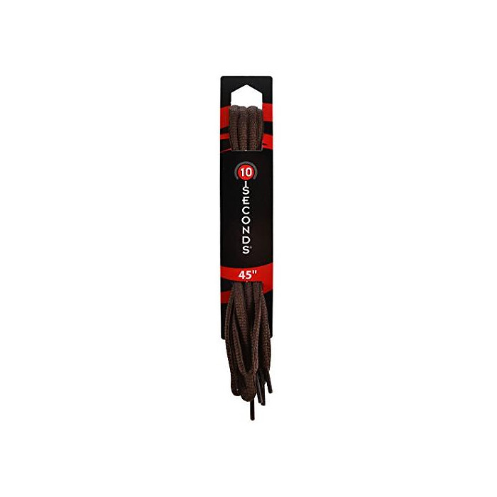 10 Seconds® Oval Athletic Shoelaces Brown - 36" long (1 pair)