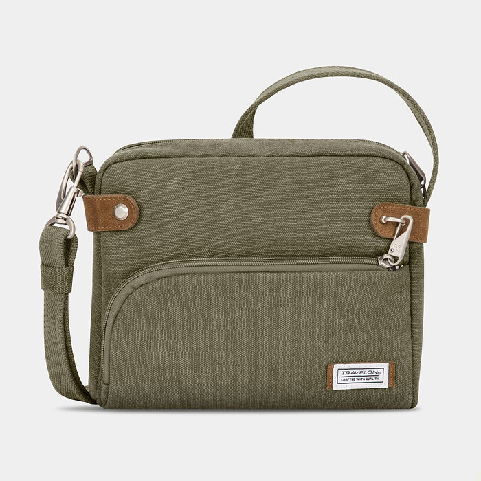 Travelon Anti-Theft Heritage Crossbody Sage - 33071-430