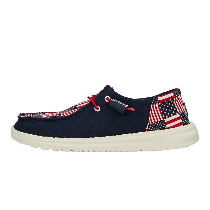 HEY DUDE Shoes Women's Wendy Funk Americana Bandana Navy/Red - 41097-6VX