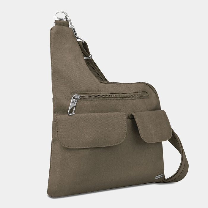 Travelon Anti-Theft Classic Crossbody Bag Nutmeg - 42373-761