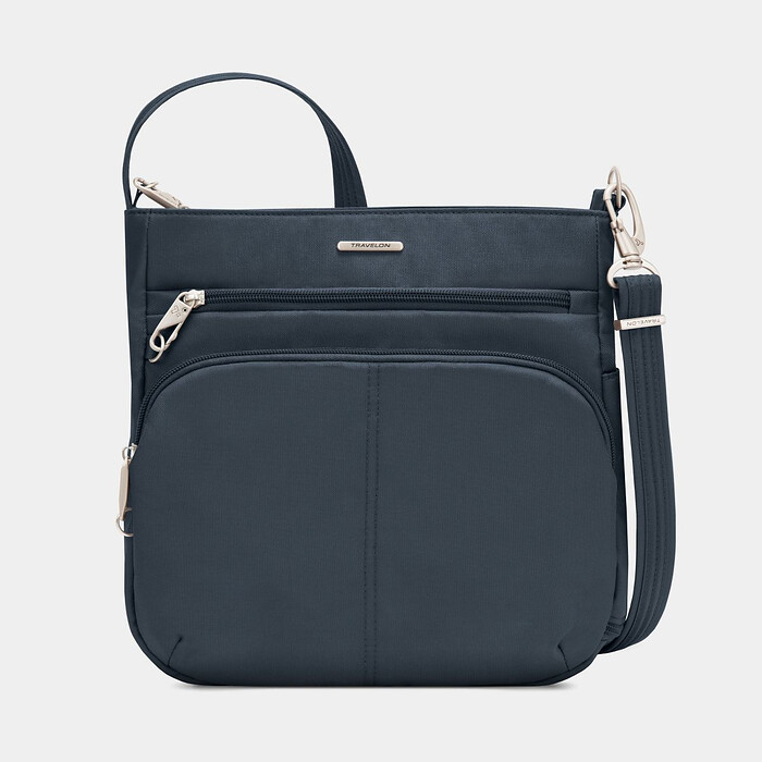Travelon Anti-Theft Classic N/S Crossbody Midnight  - 43310-360
