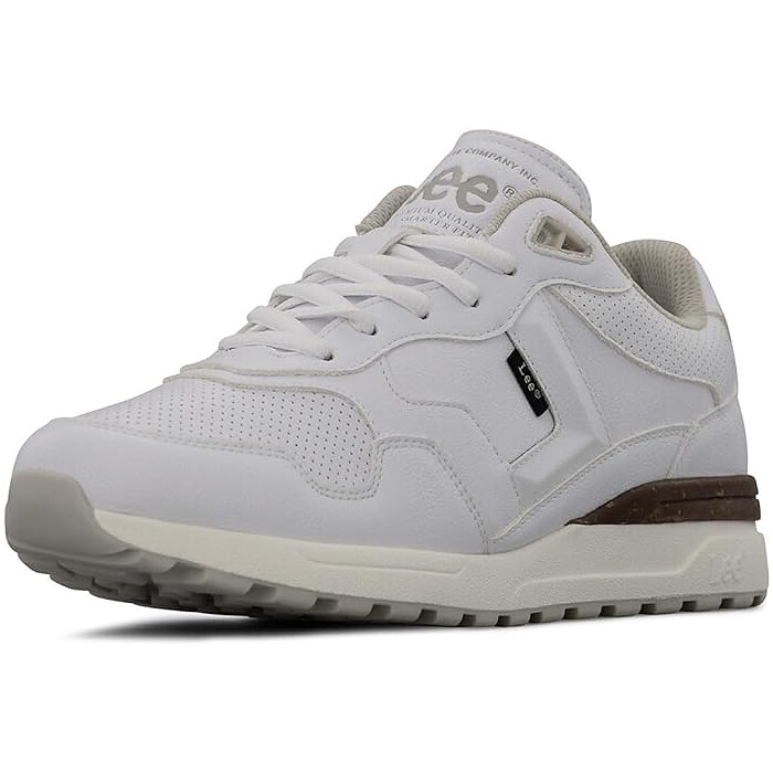 Lee Men's Damien Low-Top Sneaker White/Cement - M000091-1749
