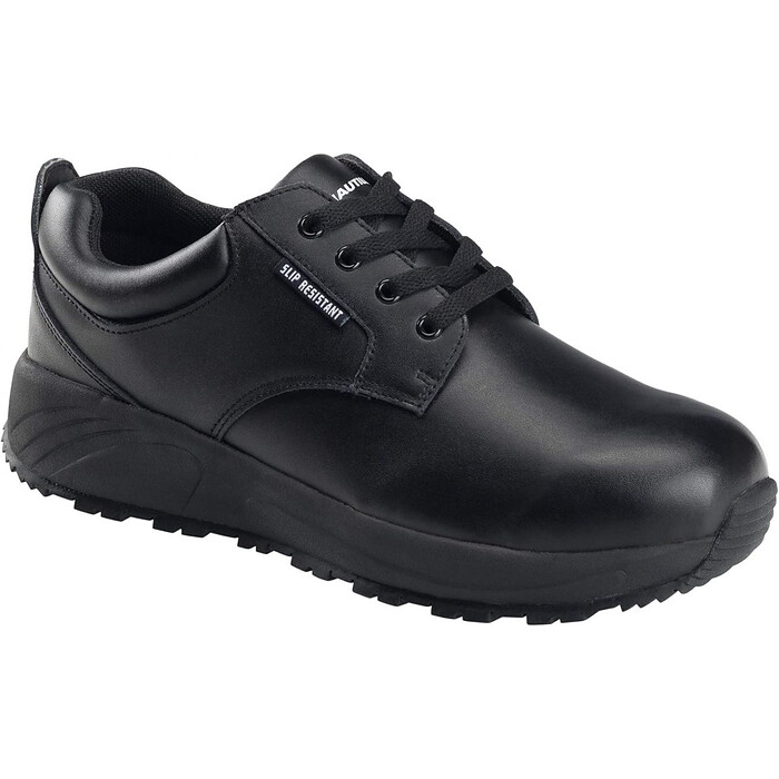 Nautilus Safety Footwear Women's Skidbuster Soft Toe Slip-Resistant EH Work Shoe Black - N5062