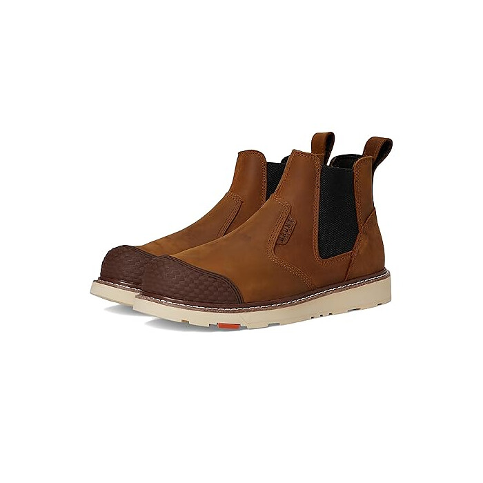 BRUNT Men's The Ohman Toe Industrial Boot, Brown, 14