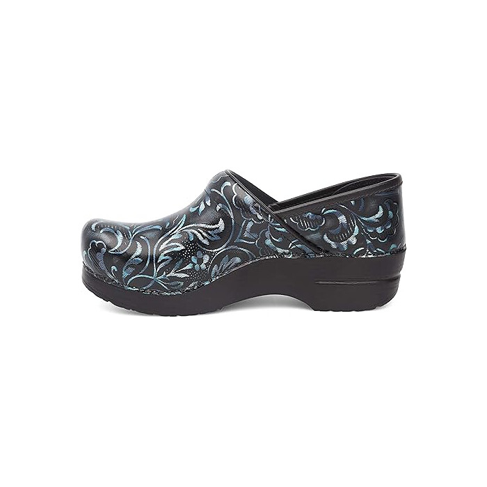 Dansko Women's Professional Clog, Blue Damask, 9.5-10 M US