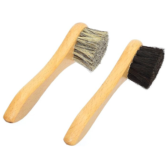 Rayln Shoe Polish Dauber Horsehair Brush (set of 2 ) - 703