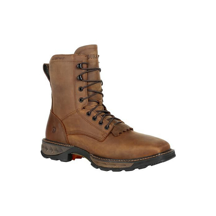 DURANGO WORK Men's 8" Maverick XP™ Steel Toe Waterproof Square Toe Lacer Work Boot Russet - DDB0267