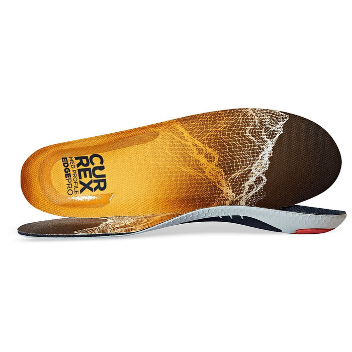 CURREX Unisex EDGEPRO™ Medium Profile Thermo Regulating Ski Boot Insoles Orange - 2022-18