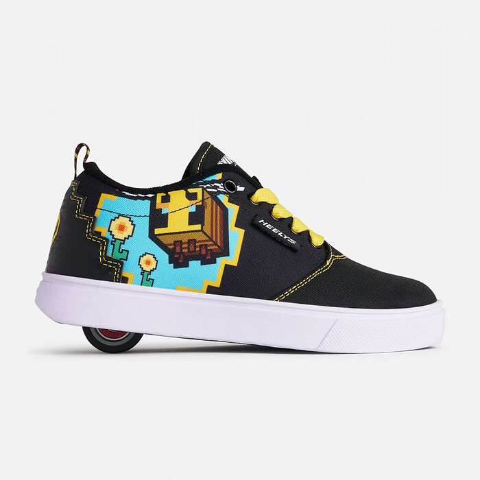 Heelys Boys' Pro 20 Minecraft Bee Shoes Black/Yellow - HE00317001-BLKYLW