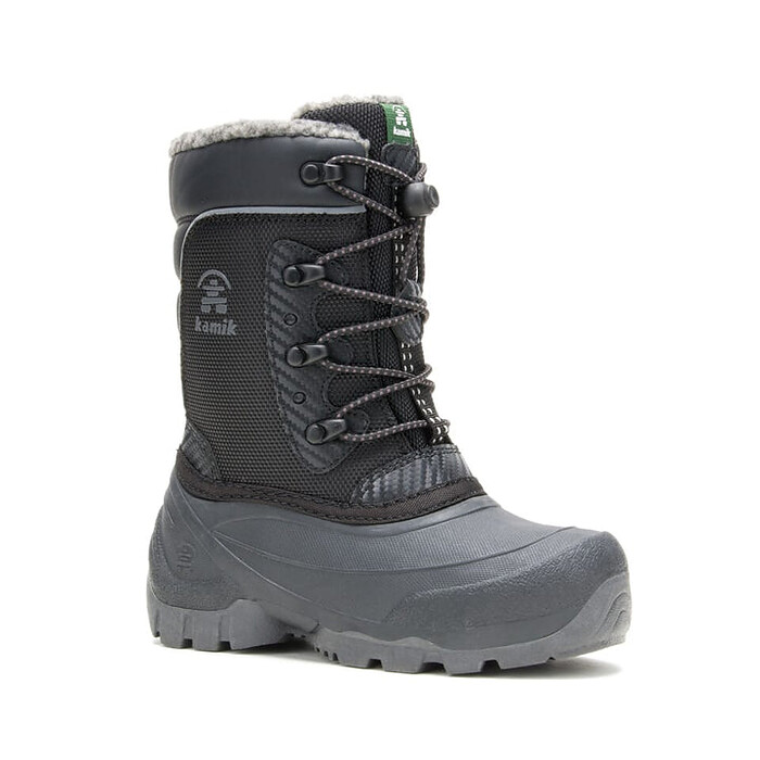 Kamik Little Boys' The Luke 3 Winter Boot Black - NF8387-BLK