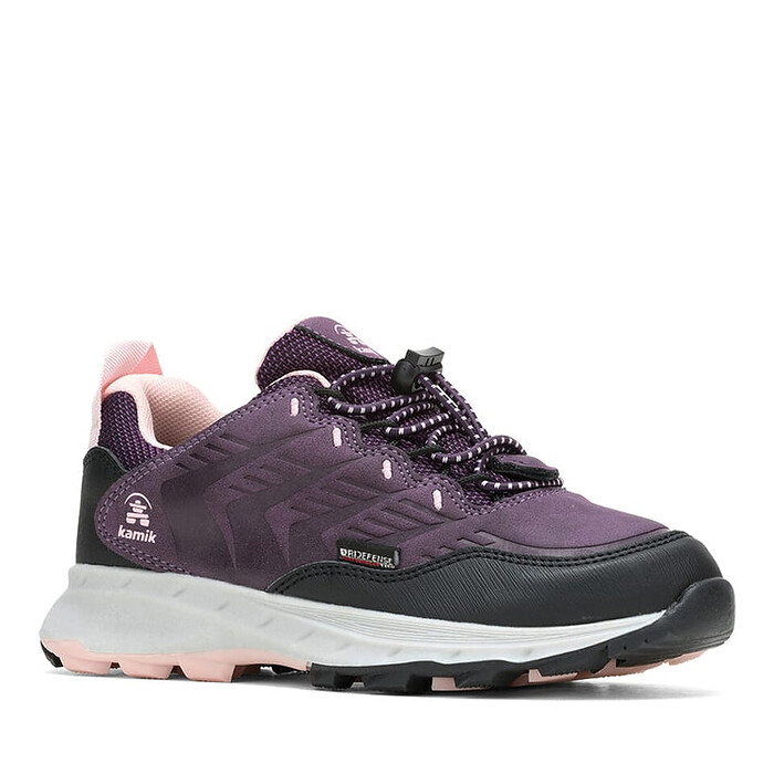 Kamik Unisex Kids' Trek Lite Blackberry Waterproof Shoe - FK8565-BBE