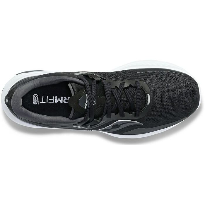 Saucony Women's Guide 15 Wide Running Shoe Black/White - S10685-05