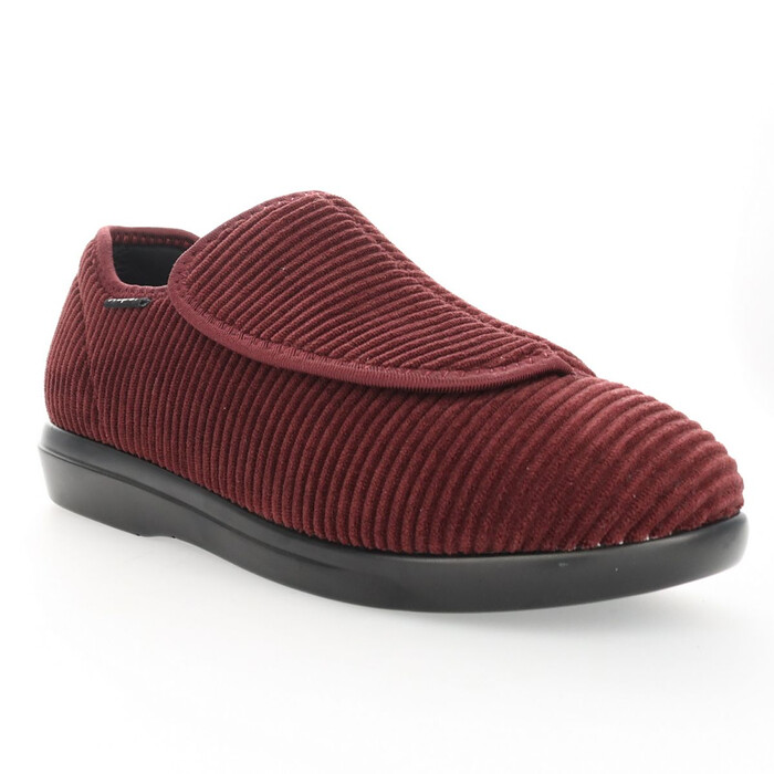 Propet Women's Cush N Foot Slipper Burgundy Corduroy - W0206BCO