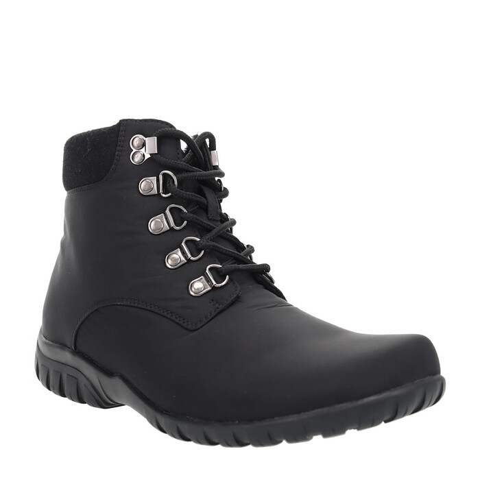 Propet Women's Dani Ankle Lace Winter Boot Black Nylon - WBA062NBLK