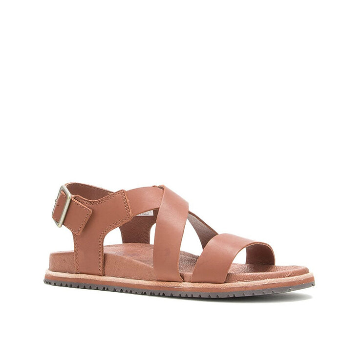 Kamik Women's Sadie Cross Dark Brown Sandal - HK2697-DBR